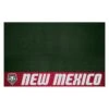 FanMats® 18282 - NCAA University Of New Mexico 26" X 42" Grill Mat With "Wolf Head & LOBOS" Logo & Wordmark -Summit Trails 18282