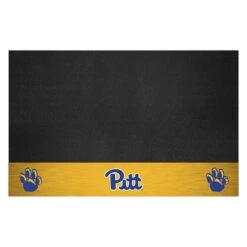 FanMats® 19663 - NCAA University Of Pittsburgh 26" X 42" Grill Mat With "Script 'Pitt'" Logo