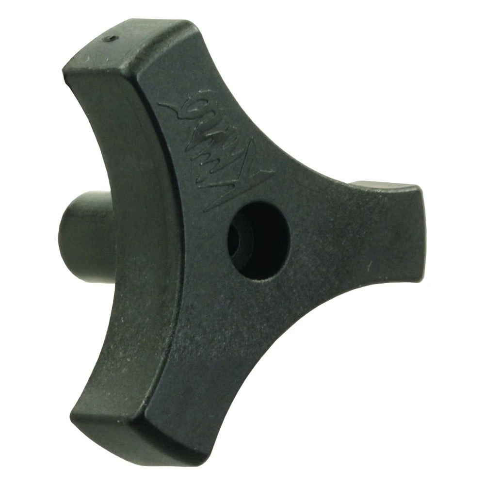 JR Products® 20195 - 13/16" Plastic Black Tri-Lug Shaft Knob For Hinged Windows 3 JR Products® 20195 - 13/16" Plastic Black Tri-Lug Shaft Knob For Hinged Windows