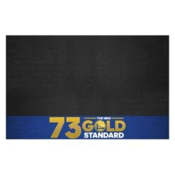 FanMats® 20563 - NBA "Golden State Warriors-73" 26" X 42" Grill Mat With "The New Gold St&ards 73" Logo