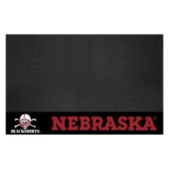 FanMats® 20719 - NCAA University Of Nebraska 26" X 42" Grill Mat With "Blackshirts" Alternate Logo