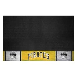 FanMats® 2086 - MLB "1977 Pittsburgh Pirates" 26" X 42" Retro Grill Mat