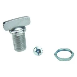 Lippert® 213108 - 1.1"L Silver Thumb Operated Cam Lock