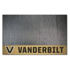 FanMats® 21635 - NCAA Vanderbilt University 26" X 42" Grill Mat With "V Star" Logo & Wordmark