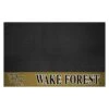 FanMats® 21636 - NCAA Wake Forest University 26" X 42" Grill Mat With "WF" Logo & Wordmark -Summit Trails 21636