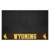FanMats® 21637 - NCAA University Of Wyoming 26" X 42" Grill Mat With "Bucking Cowboy" Logo & "Wyoming" Wordmark -Summit Trails 21637