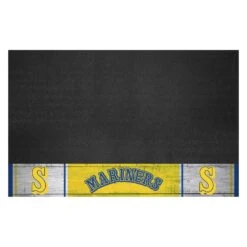 FanMats® 2197 - MLB "1989 Seattle Mariners" 26" X 42" Retro Grill Mat