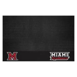 FanMats® 22012 - NCAA Miami University (OH) 26" X 42" Grill Mat With "Block M" Logo & Wordmark