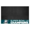 FanMats® 22021 - NFL "Philadelphia Eagles" 26" X 42" Grill Mat With "Super Bowl LII Champions" Logo