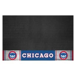 FanMats® 2205 - MLB "1990 Chicago Cubs" 26" X 42" Retro Grill Mat