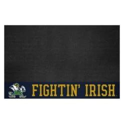 FanMats® 22925 - NCAA Notre Dame University 26" X 42" Grill Mat With "Fighting Irish" Logo & "Fighting Irish" Wordmark