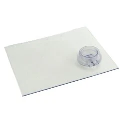 Lippert® - 12.0"W X 9.75"H Clear Screen Door Slider With Push Down Handle