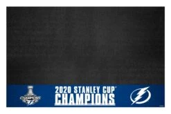 FanMats® 27035 - NHL "Tampa Bay Lightning" 26" X 42" Grill Mat With "2020 Stanley Cup Champions" Logo -Summit Trails 27035 2