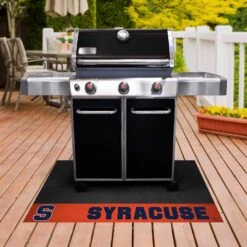FanMats® 27584 - NCAA Syracuse University 26" X 42" Grill Mat With "S" Logo And Wordmark