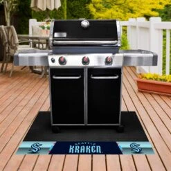 FanMats® 30087 - NHL "Seattle Kraken" 26" X 42" Grill Mat -Summit Trails 30087 5