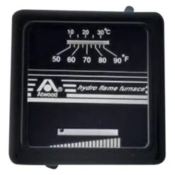 Dometic RV® 9108859546 - Black Heat Control Wall Analog Thermostat