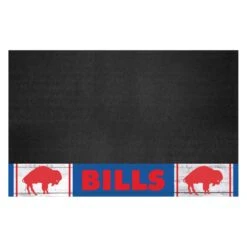 FanMats® 32559 - NFL "Buffalo Bills" 26" X 42" Grill Mat With "Standing Bill" Logo