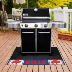 FanMats® 32559 - NFL "Buffalo Bills" 26" X 42" Grill Mat With "Standing Bill" Logo -Summit Trails 32559 5