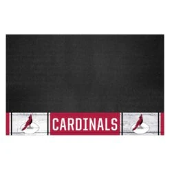 FanMats® 32569 - NFL "Arizona Cardinals" 26" X 42" Grill Mat With "Bird On Ball" Logo