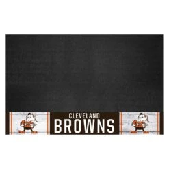 FanMats® 32579 - NFL "Cleveland Browns" 26" X 42" Grill Mat With "Brownie The Elf" Logo