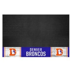 FanMats® 32589 - NFL "Denver Broncos" 26" X 42" Grill Mat With "Orange Crush D" Logo