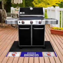 FanMats® 32594 - NFL "Denver Broncos" 26" X 42" Grill Mat With "Bucking Bronco" Logo -Summit Trails 32594 5