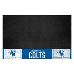 FanMats® 32609 - NFL "Indianapolis Colts" 26" X 42" Grill Mat With "Bucking Colt" Logo