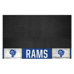 FanMats® 32619 - NFL "Los Angeles Rams" 26" X 42" Grill Mat With "Charing Ram" Logo