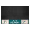 FanMats® 32624 - NFL "Miami Dolphins" 26" X 42" Grill Mat With " Original Dolphin" Logo