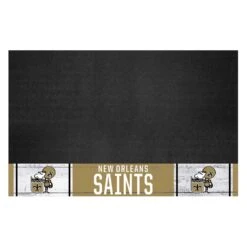 FanMats® 32634 - NFL "New Orleans Saints" 26" X 42" Grill Mat With "Sir Saint" Logo