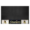 FanMats® 32659 - NFL "Pittsburgh Steelers" 26" X 42" Grill Mat With "Kicking Steeler" Logo -Summit Trails 32659