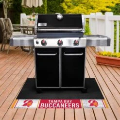 FanMats® 32674 - NFL "Tampa Bay Buccaneers" 26" X 42" Grill Mat With "Bucco Bruce" Logo -Summit Trails 32674 5