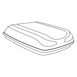 Dometic RV® 3308047.038 - Black Replacement Shroud For Bigbird™ RV Air Conditioners