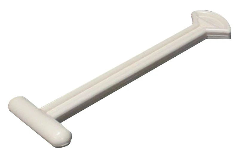 Kwikee® 381412 - 6"L T-Style Polar White Door Holder With 1-1/4" Bumper 5 Kwikee® 381412 - 6"L T-Style Polar White Door Holder With 1-1/4" Bumper - Image 3