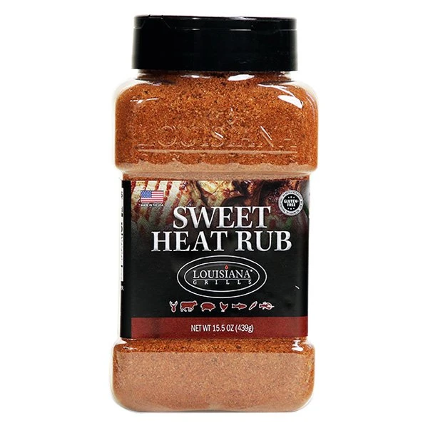 Louisiana Grills® - 15.5 Oz. 15.5 Oz. Sweet Heat Rub 3 Louisiana Grills® - 15.5 Oz. 15.5 Oz. Sweet Heat Rub
