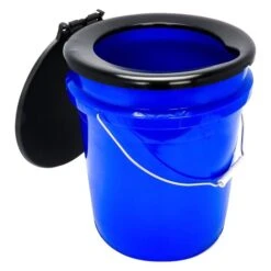 Camco® - Blue Toilet Bucket With Seat -Summit Trails 41549 6