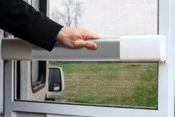 Camco® 42189 - Deluxe™ White Adjustable Screen Door Cross Bar 13 Camco® 42189 - Deluxe™ White Adjustable Screen Door Cross Bar -Summit Trails 42189 4