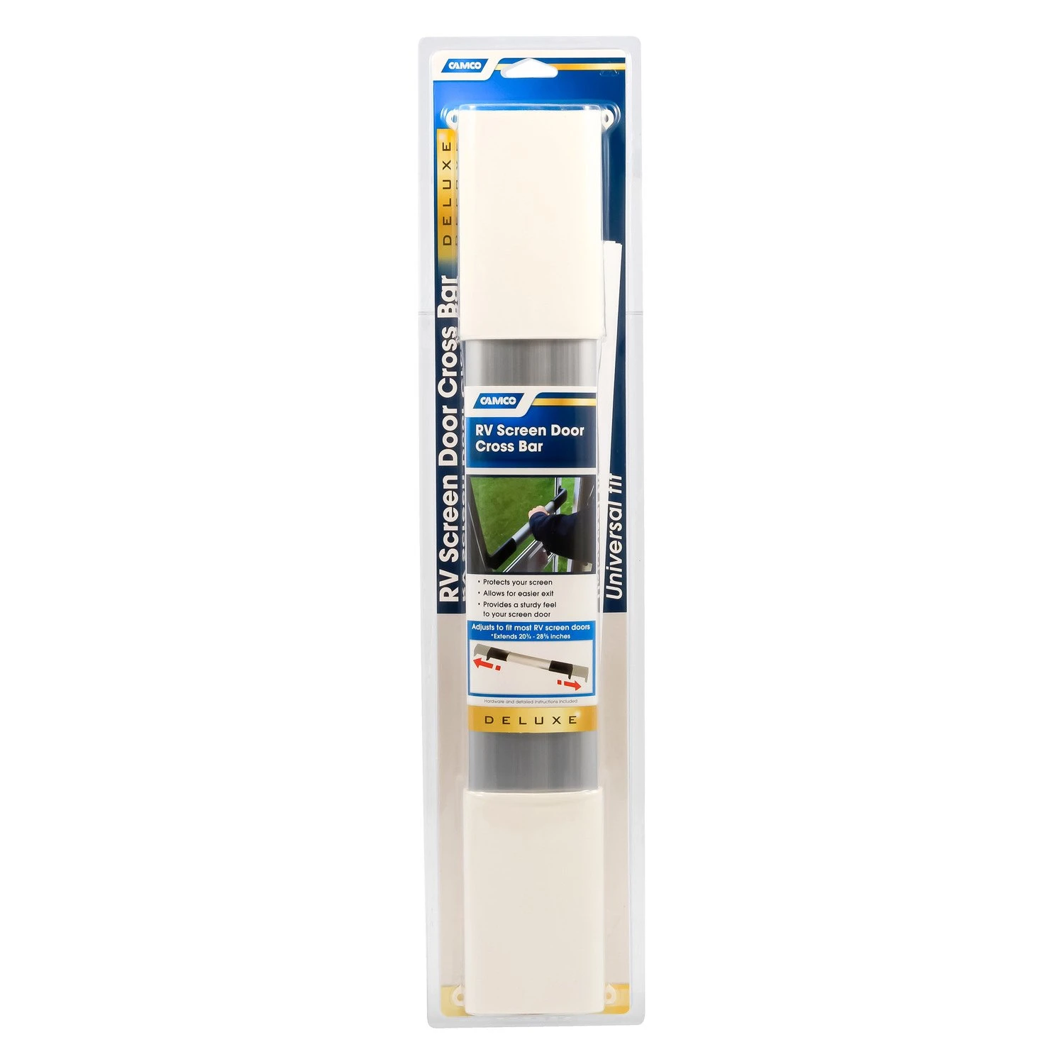 Camco® 42189 - Deluxe™ White Adjustable Screen Door Cross Bar 9 Camco® 42189 - Deluxe™ White Adjustable Screen Door Cross Bar - Image 7
