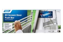 Camco® 43977 - White Adjustable Screen Door Push Bar -Summit Trails 43977 5