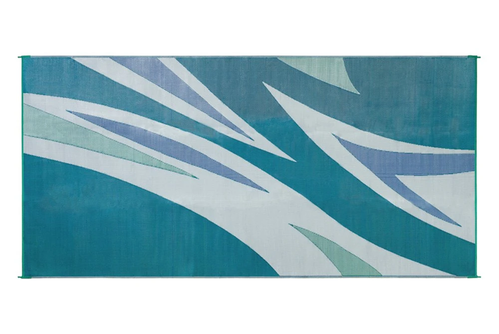 Faulkner® 46294 - Deluxe 8' X 20' Summer Waves (Green/Blue) Multi-Purpose Mat 4 Faulkner® 46294 - Deluxe 8' X 20' Summer Waves (Green/Blue) Multi-Purpose Mat - Image 2