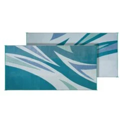 Faulkner® 46294 - Deluxe 8' X 20' Summer Waves (Green/Blue) Multi-Purpose Mat