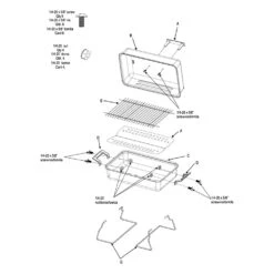 Char-Broil® - 190 Portable Charcoal Grill -Summit Trails 465131014 5
