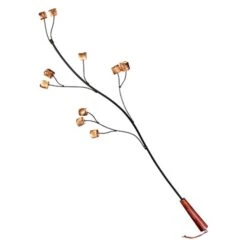 Rome® - 40" Stainless Steel Marshmallow Roaster With Wood Handle