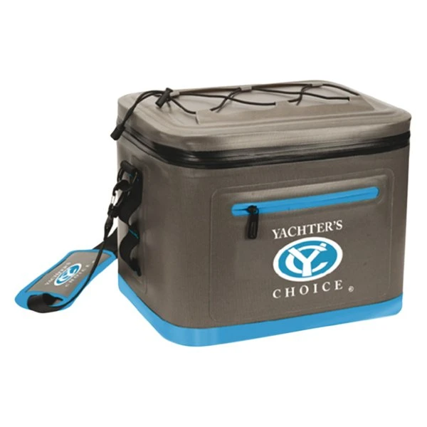 Yachter's Choice® - 24-Can Gray/Blue Shoulder Strap Cooler Bag 3 Yachter's Choice® - 24-Can Gray/Blue Shoulder Strap Cooler Bag