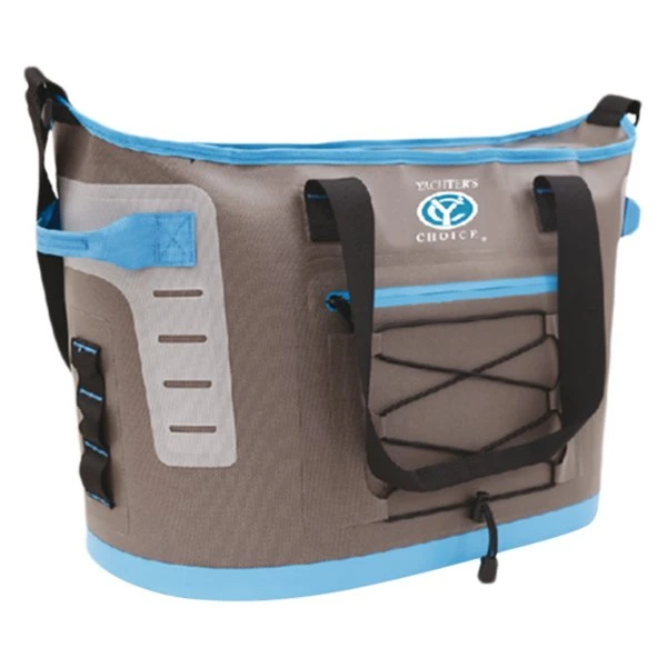 Yachter's Choice® - 30-Can Gray/Blue Shoulder Strap Cooler Tote 3 Yachter's Choice® - 30-Can Gray/Blue Shoulder Strap Cooler Tote