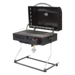 Faulkner® 52301 - Deluxe Black Gas Grill With LP Bottle Adapter -Summit Trails 52301 4 1