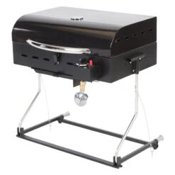 Faulkner® 52301 - Deluxe Black Gas Grill With LP Bottle Adapter -Summit Trails 52301 6 1