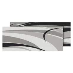 Faulkner® 53020 - Deluxe 8' X 20' Graphic (Black/Gray) Multi-Purpose Mat