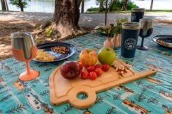 Camco® - RV And Tree Sketch Design Tablecloth With Bench Covers 38 Camco® - RV And Tree Sketch Design Tablecloth With Bench Covers -Summit Trails 53380 17