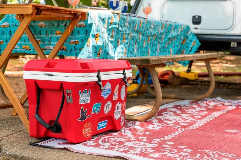 Camco® - RV And Tree Sketch Design Tablecloth With Bench Covers 21 Camco® - RV And Tree Sketch Design Tablecloth With Bench Covers - Image 19